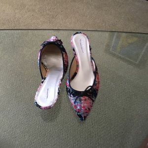 1 pair of   Multi color mule -unworn
